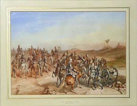 Norie Artillery march to Lucknow