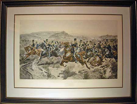 charge of the light brigade painting