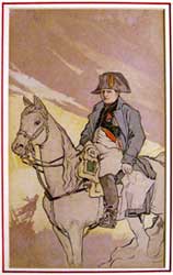napoleon on horseback