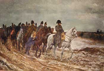 Napoleon retreat fro Russia