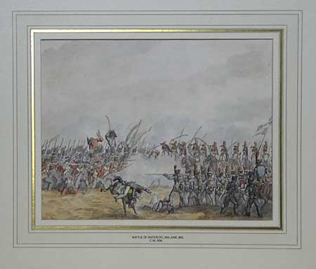 C.W. battle of Waterloo ptg