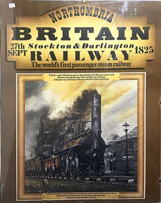 Stockton & Darlington Railway poster