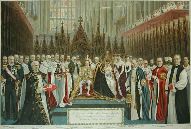 coronation of King Edward VII and Queen Alexandra