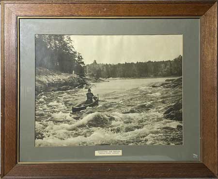 CP canoe shooting threrapids