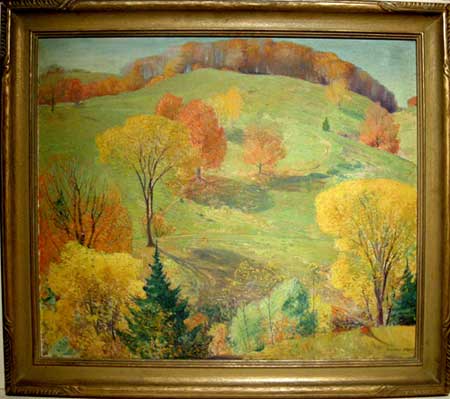 Price W. Pheasant in Autumn landscape