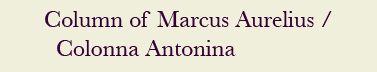 columnof Marcus Aurelius